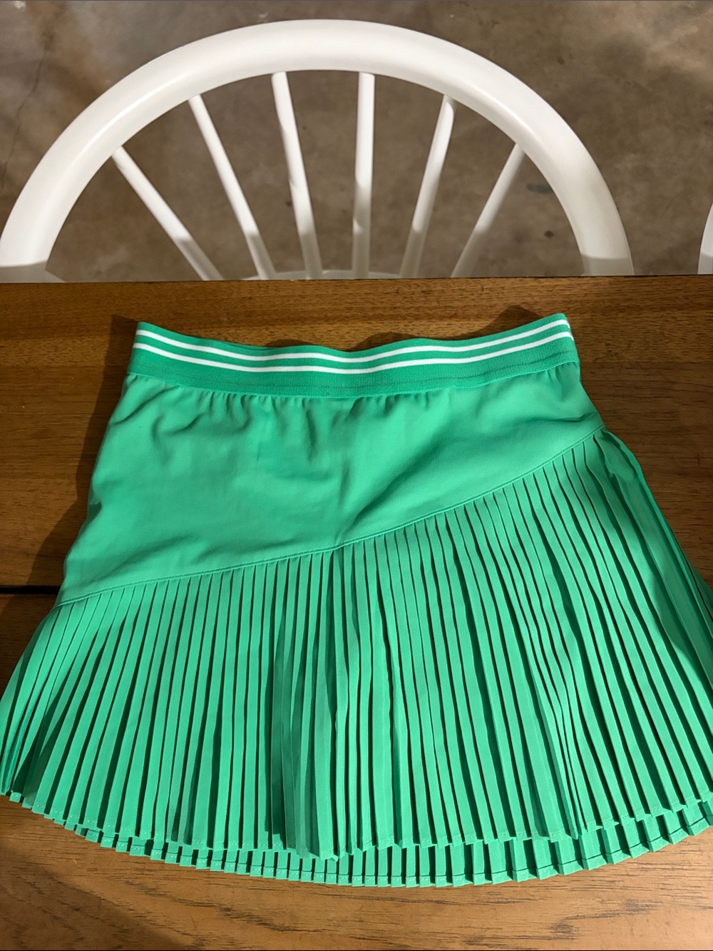 Old Navy Girls' Pleated Athletic Skort in Bright Green